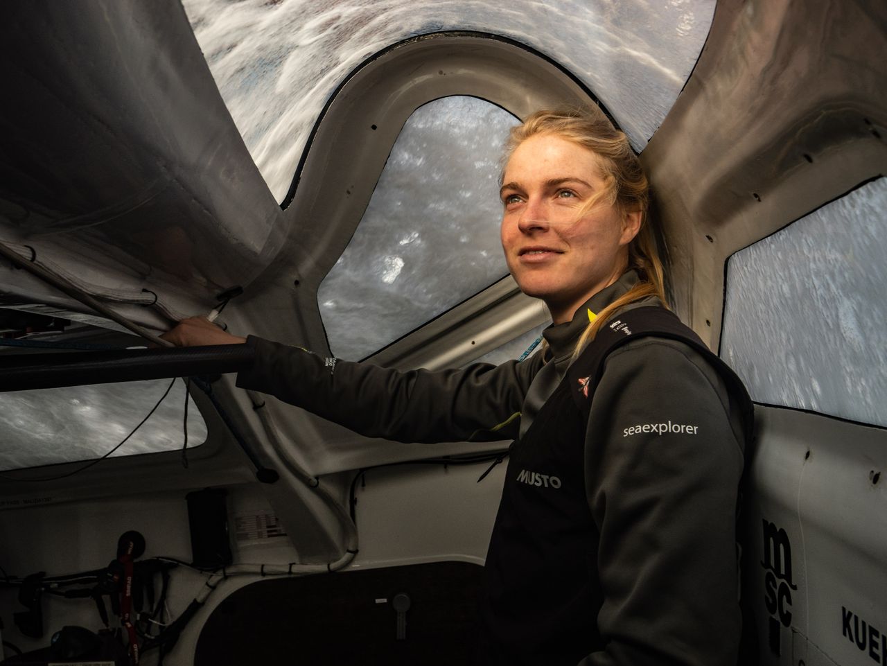 Co-skipper Rosalin Kuiper