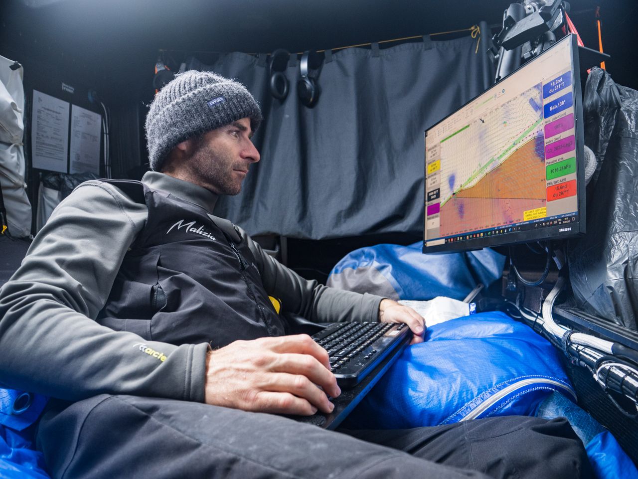 Team Malizia's Nico Lunven on weather routing and navigation