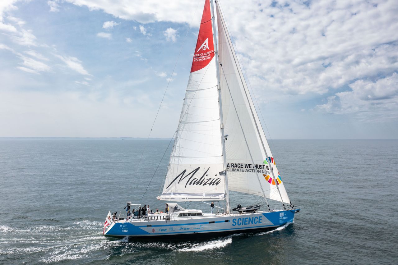 Team Malizia's research vessel Malizia Explorer