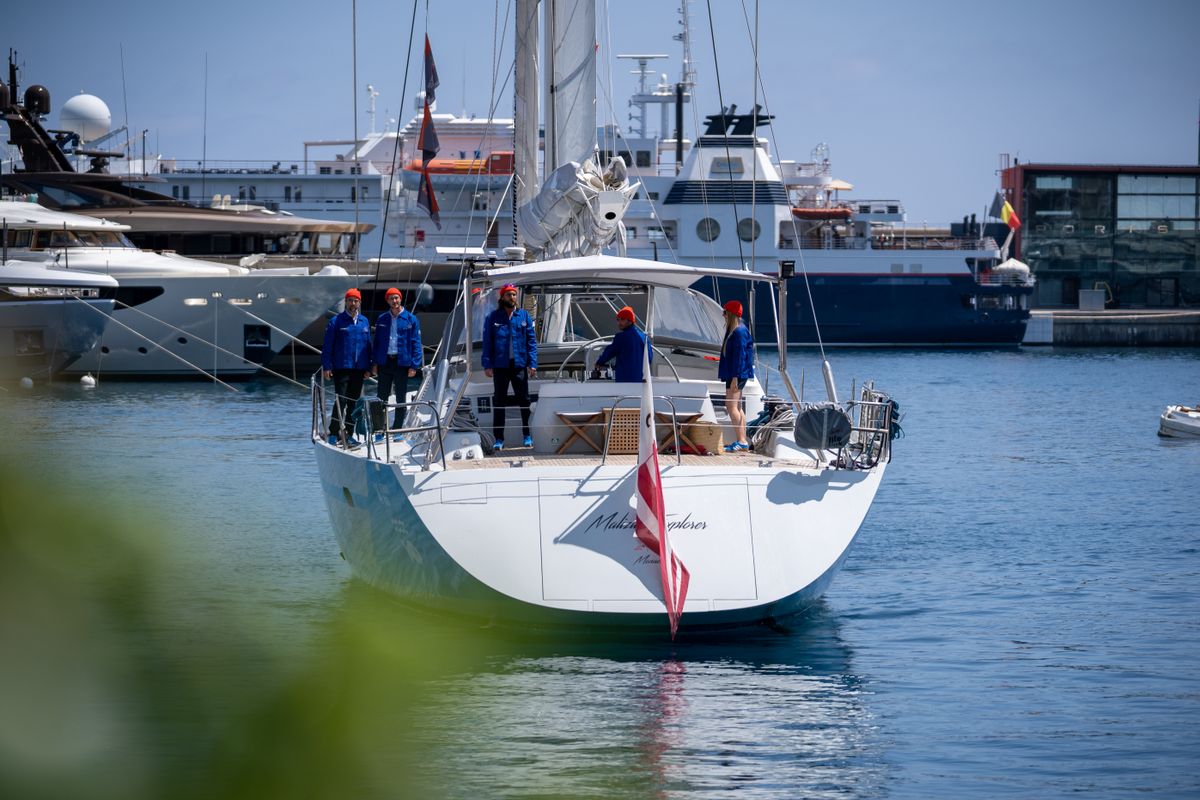 Boris Herrmann's Research Vessel Malizia Explorer Christened in
