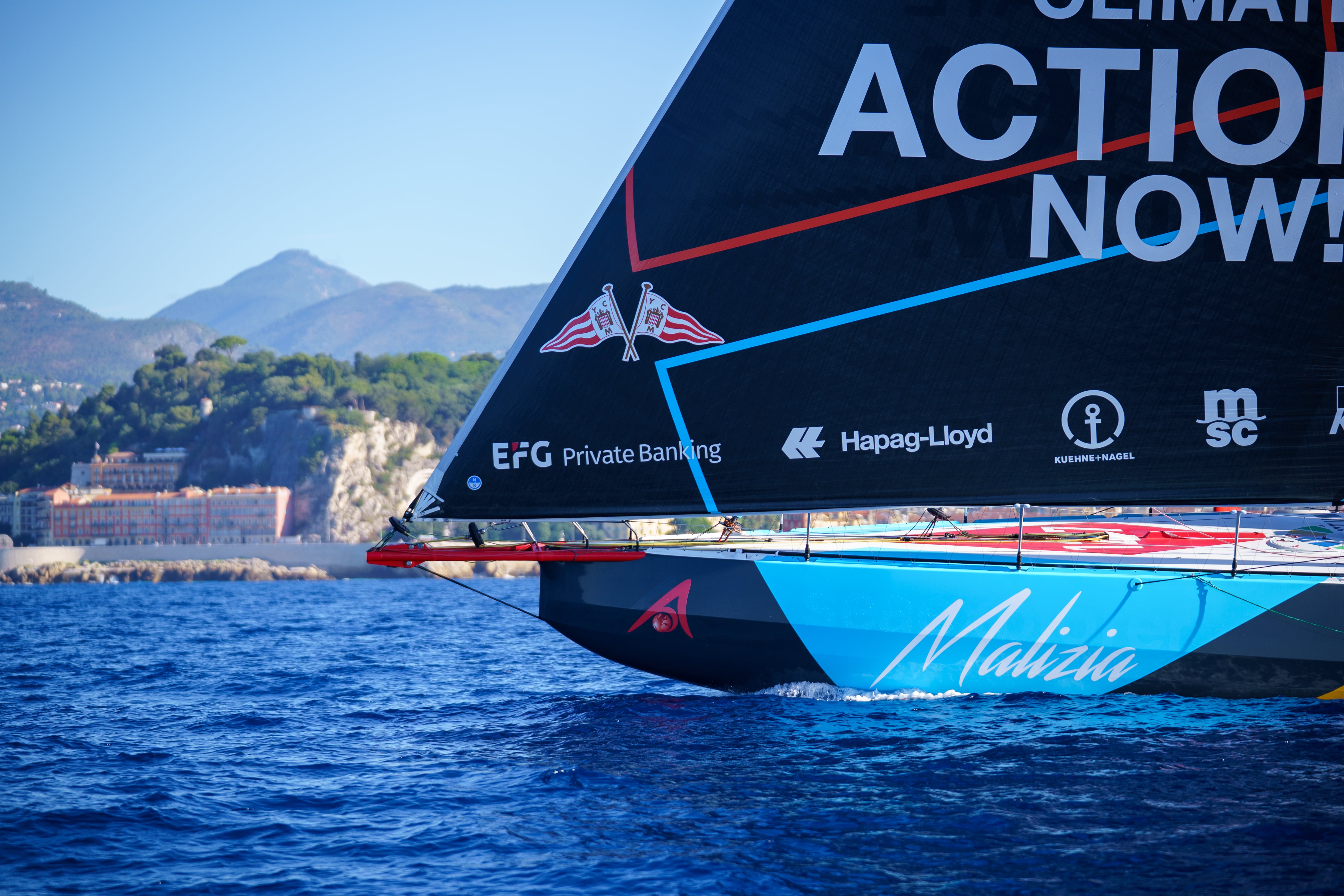 Malizia - Seaexplorer at the Leg 3 arrival in Nice, France