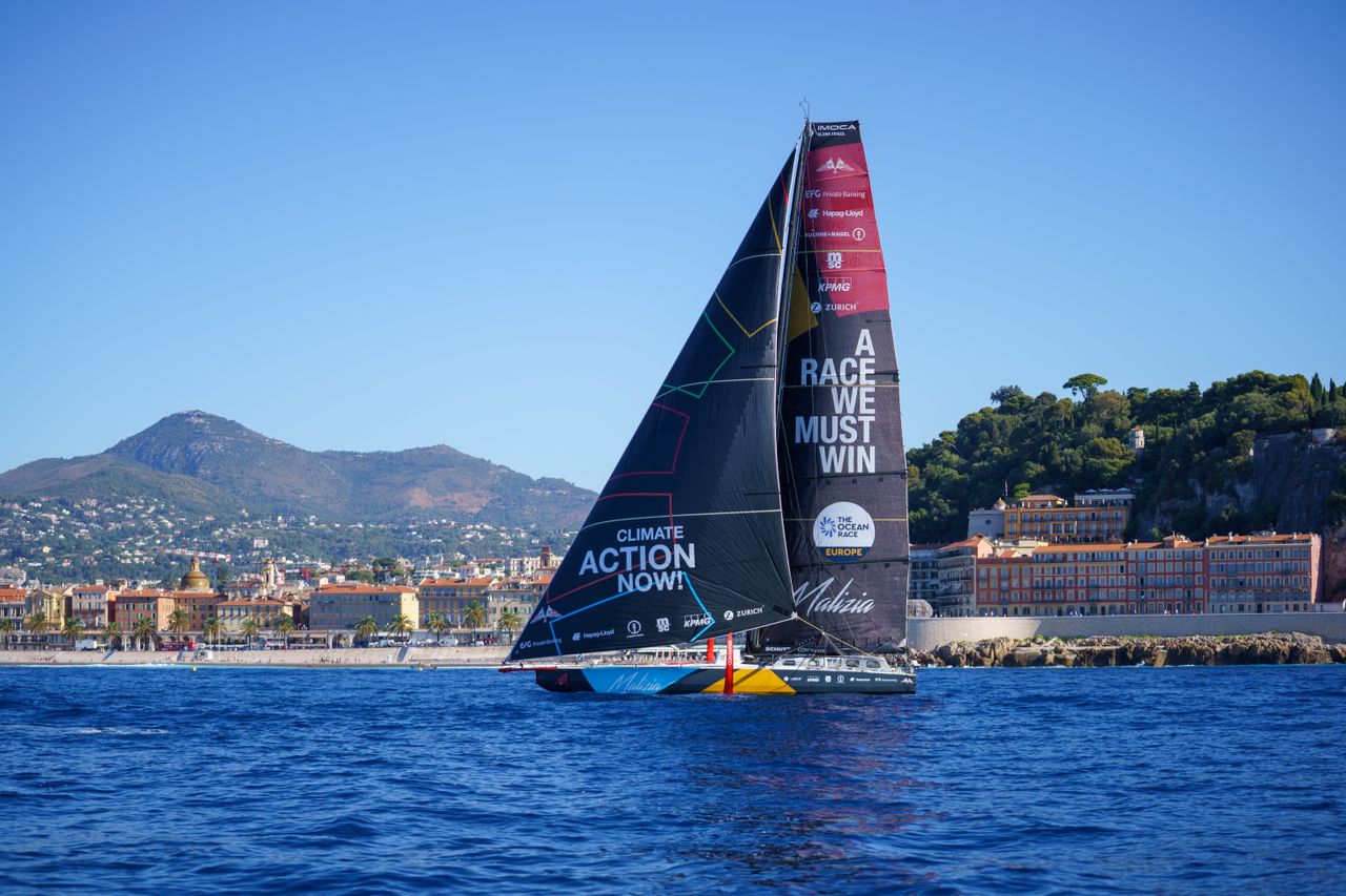 Malizia - Seaexplorer at the Leg 3 arrival in Nice, France