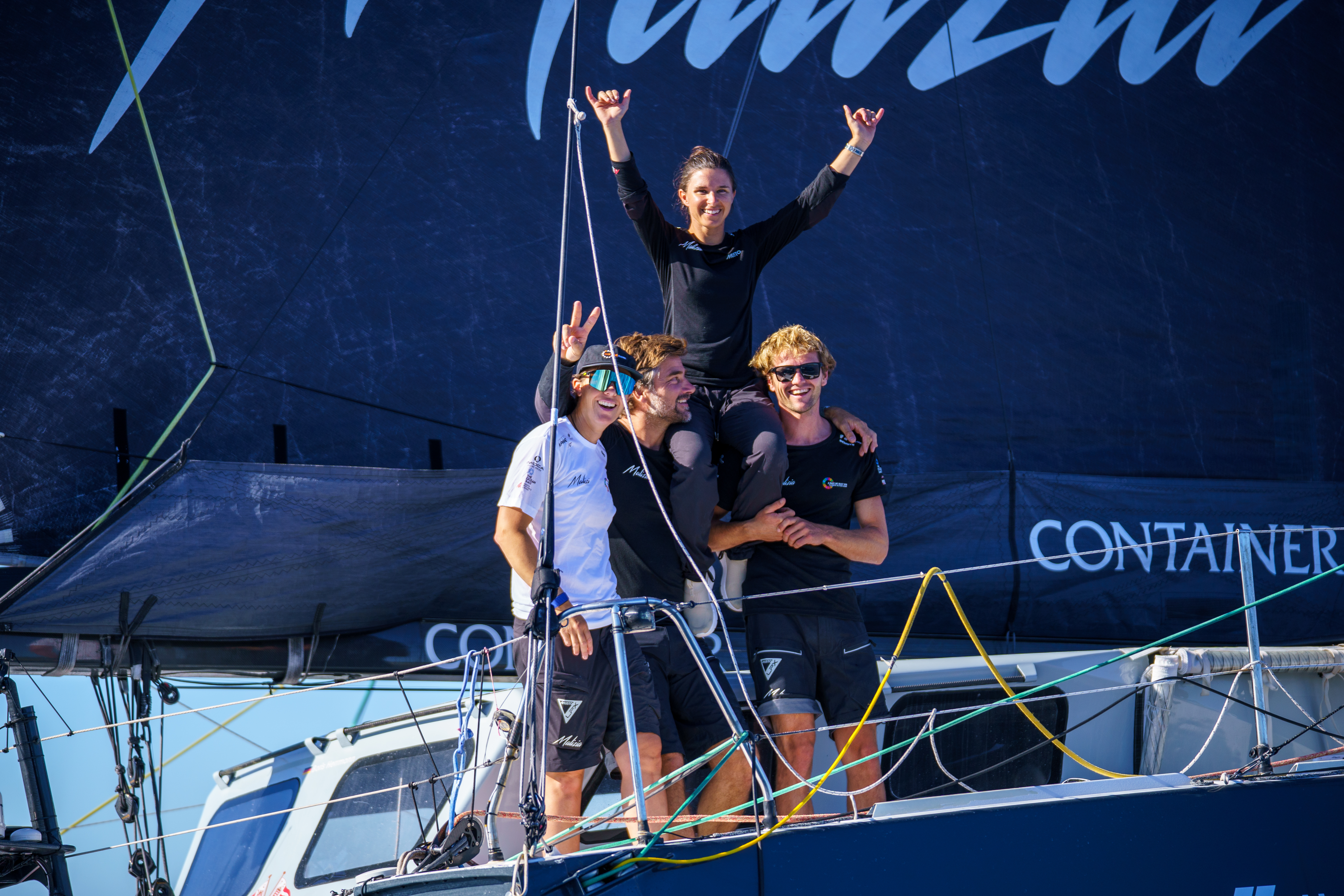 Team Malizia's sailors for Leg 4 from Nice to Genova