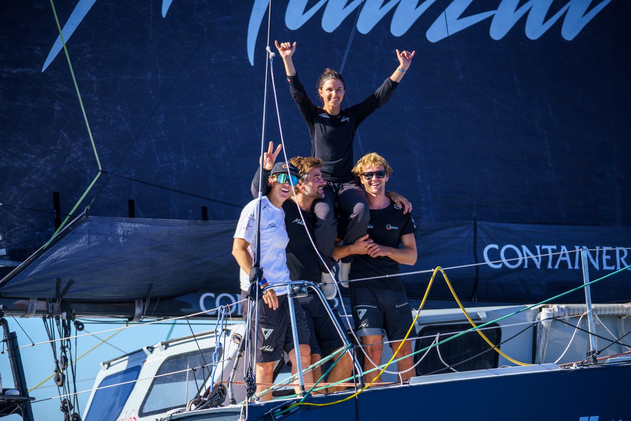 Team Malizia's sailors for Leg 4 from Nice to Genova