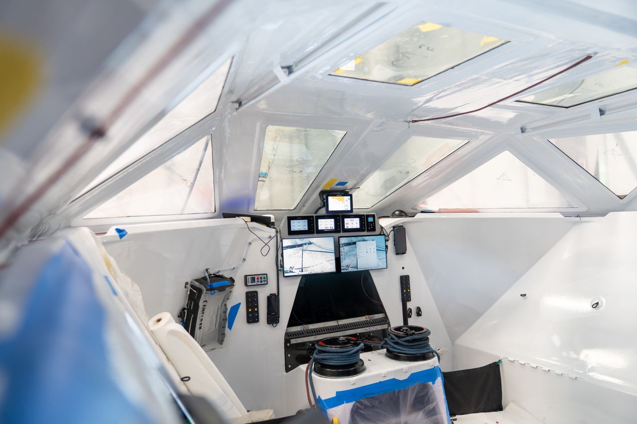 Malizia 4's cockpit