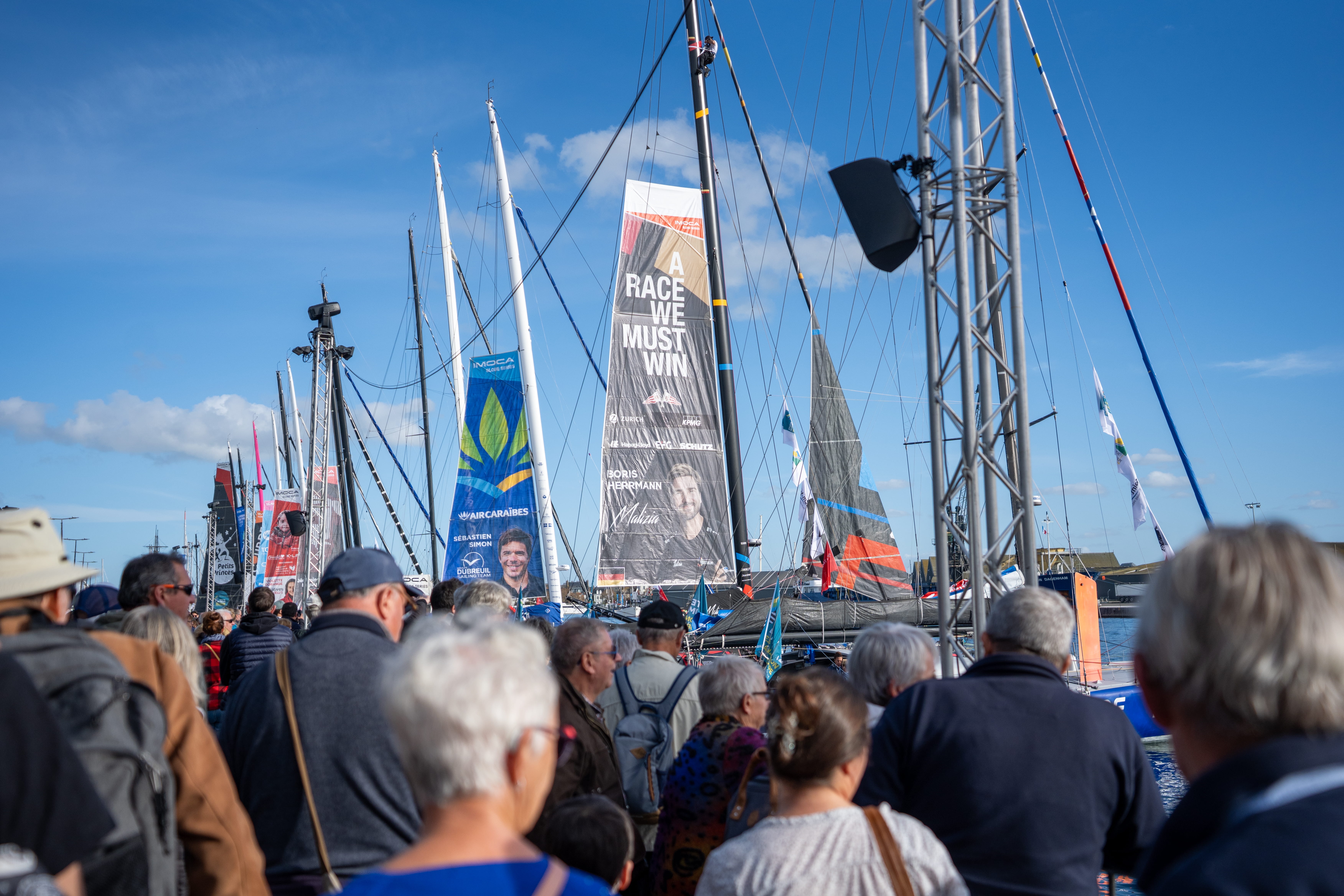 1.5 million visitors are expected to come and see the 115 boats over the 13 days of race village