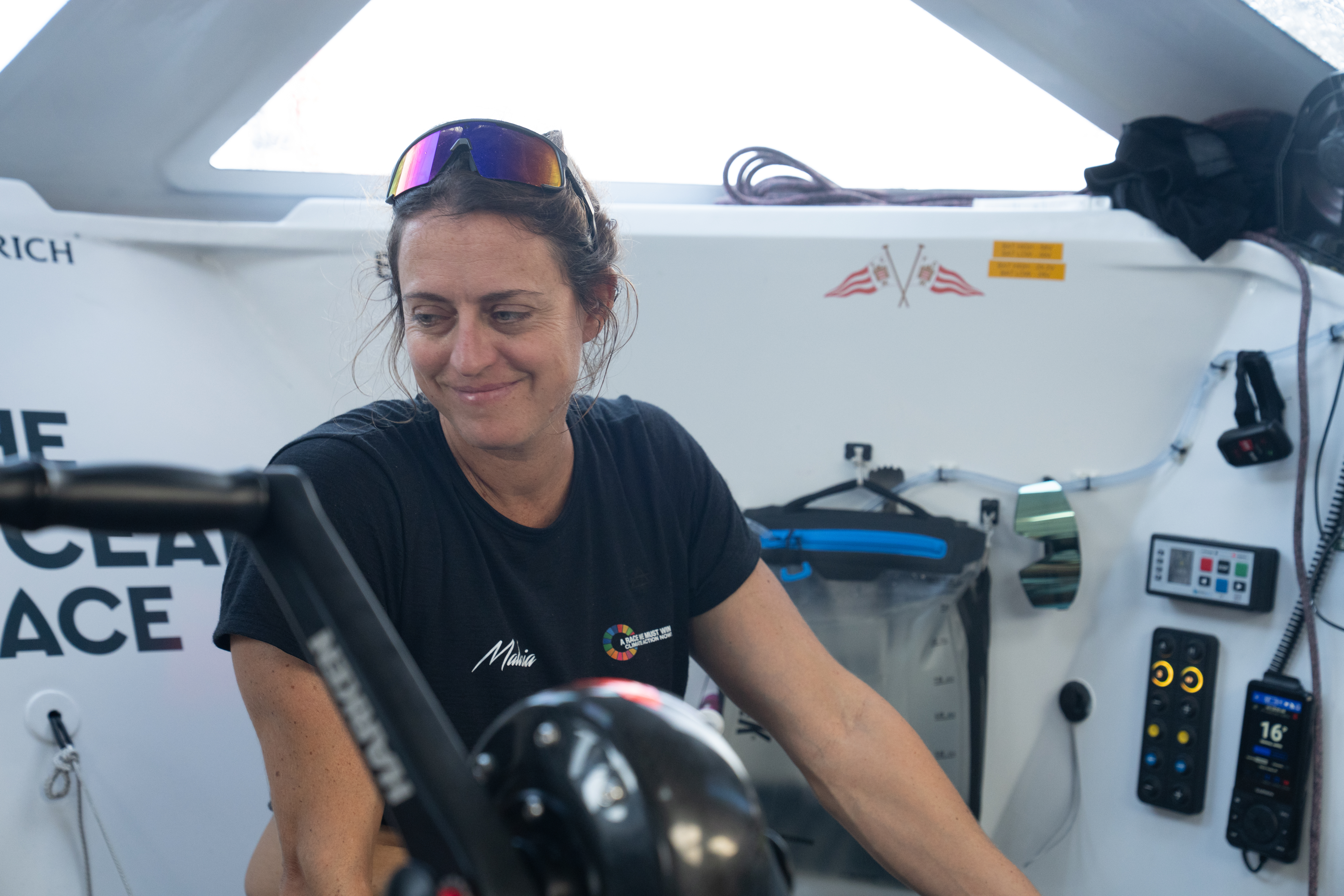 Justine Mettraux onboard Malizia 4