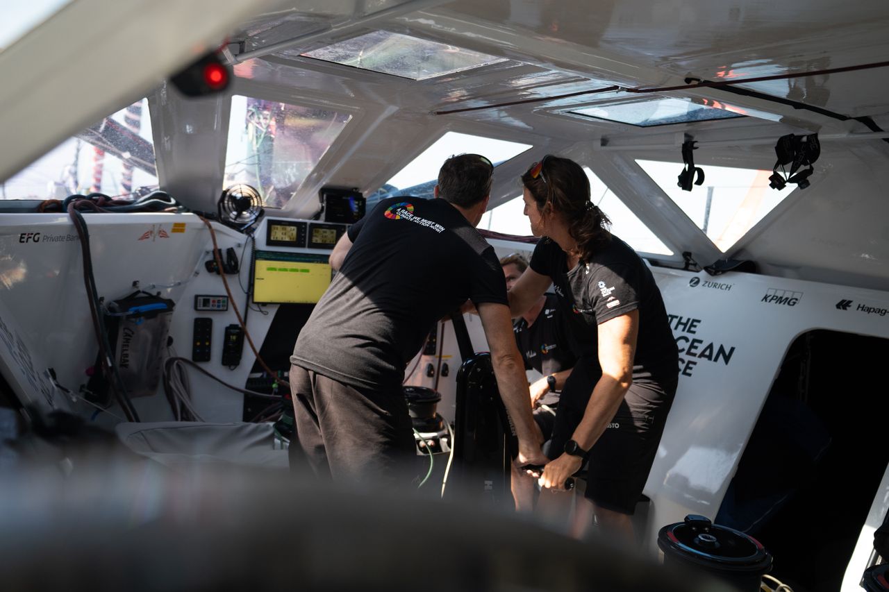 Julien Villion & Justine Mettraux onboard Malizia 4