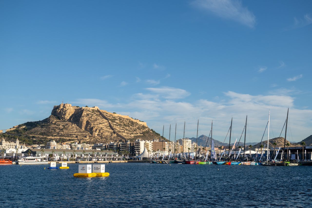 The IMOCA and VO65 fleets in Alicante
