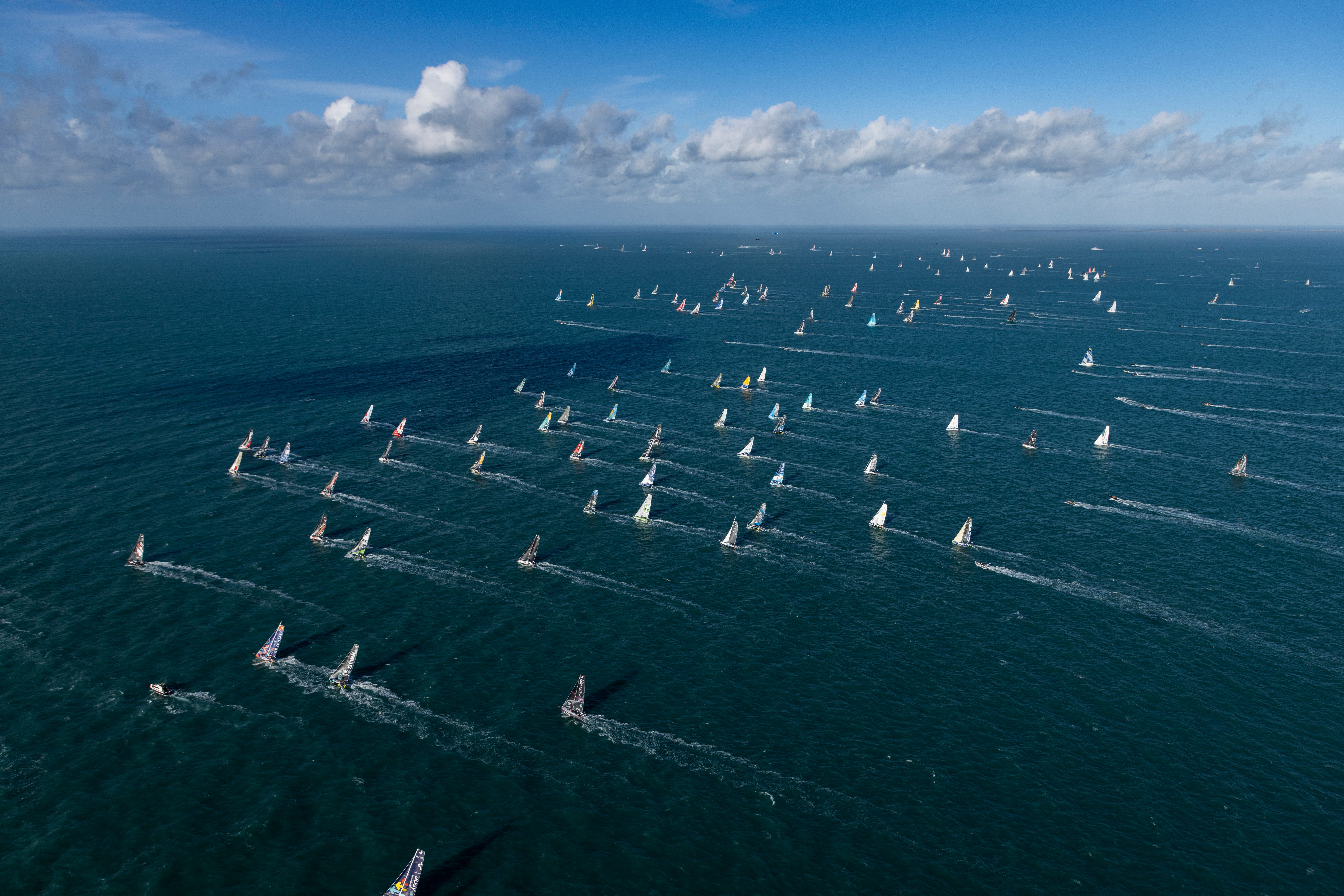The impressive start of the previous edition of the Route du Rhum-Destination Guadeloupe in 2022