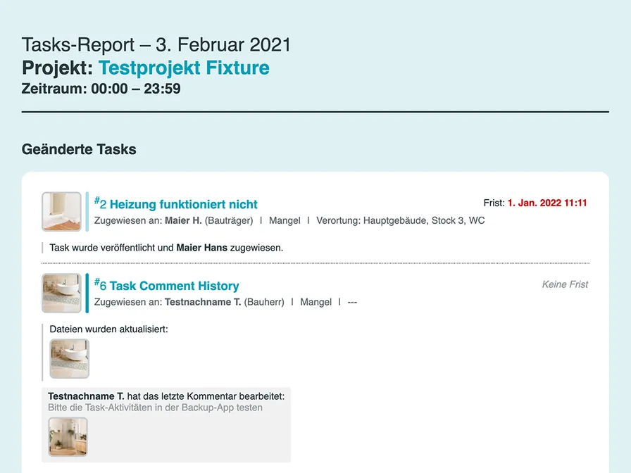 PLANFRED-Webapp – Task-Report