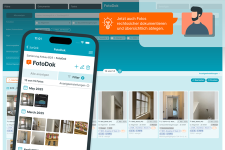 PLANFRED-Funktion Foto-Dokumentation