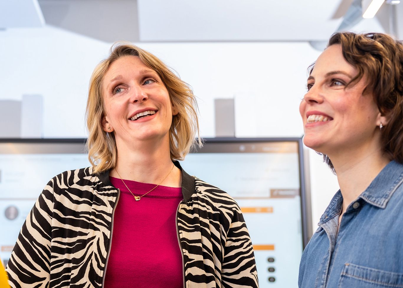 Kristin Schmitt und Lara Falkenhagen