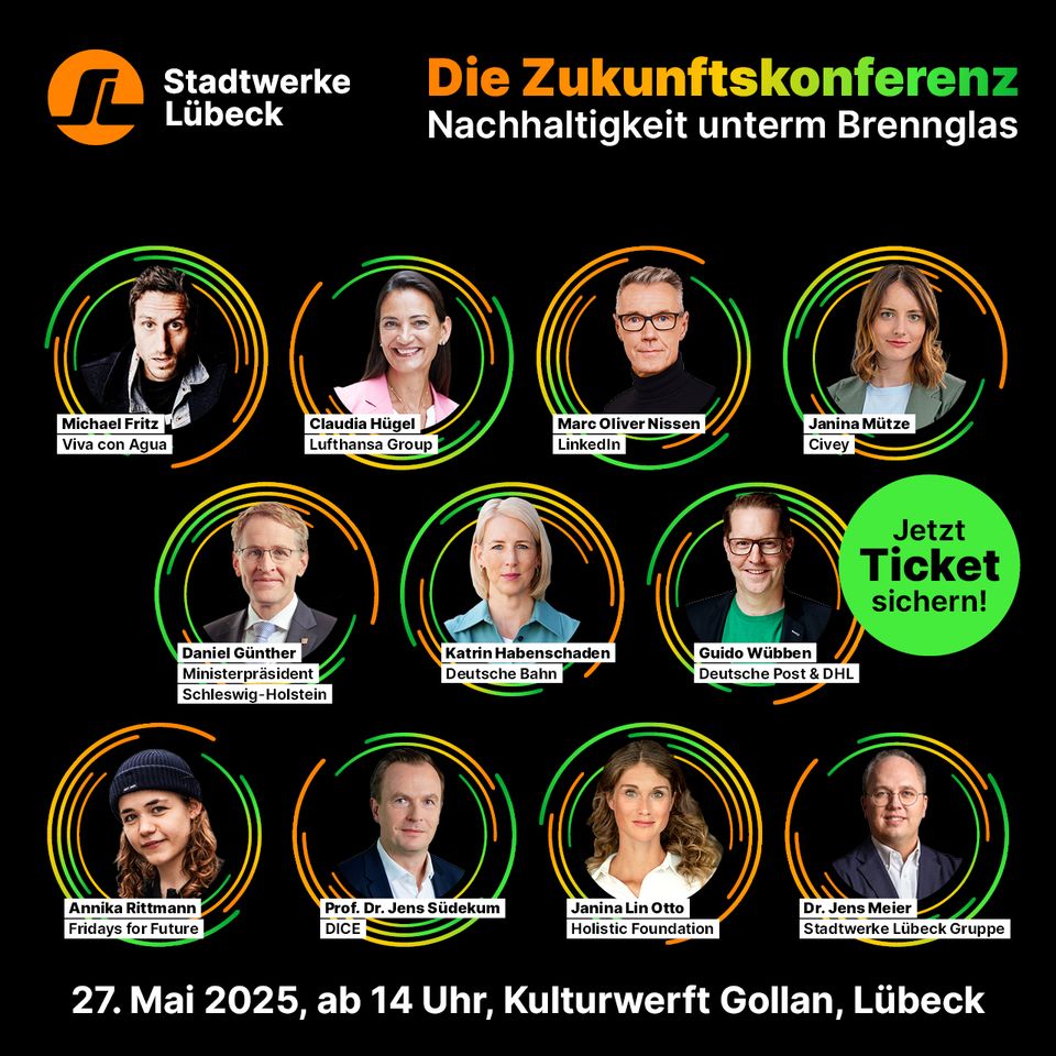 Die Zukunftskonferenz - Nachhaltigkeit unterm Brennglas - Speaker:innen