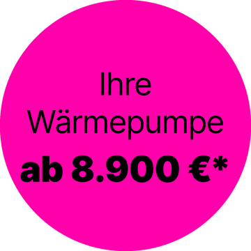 Störer: Ihre Wärmepumpe ab 8.900 Euro *