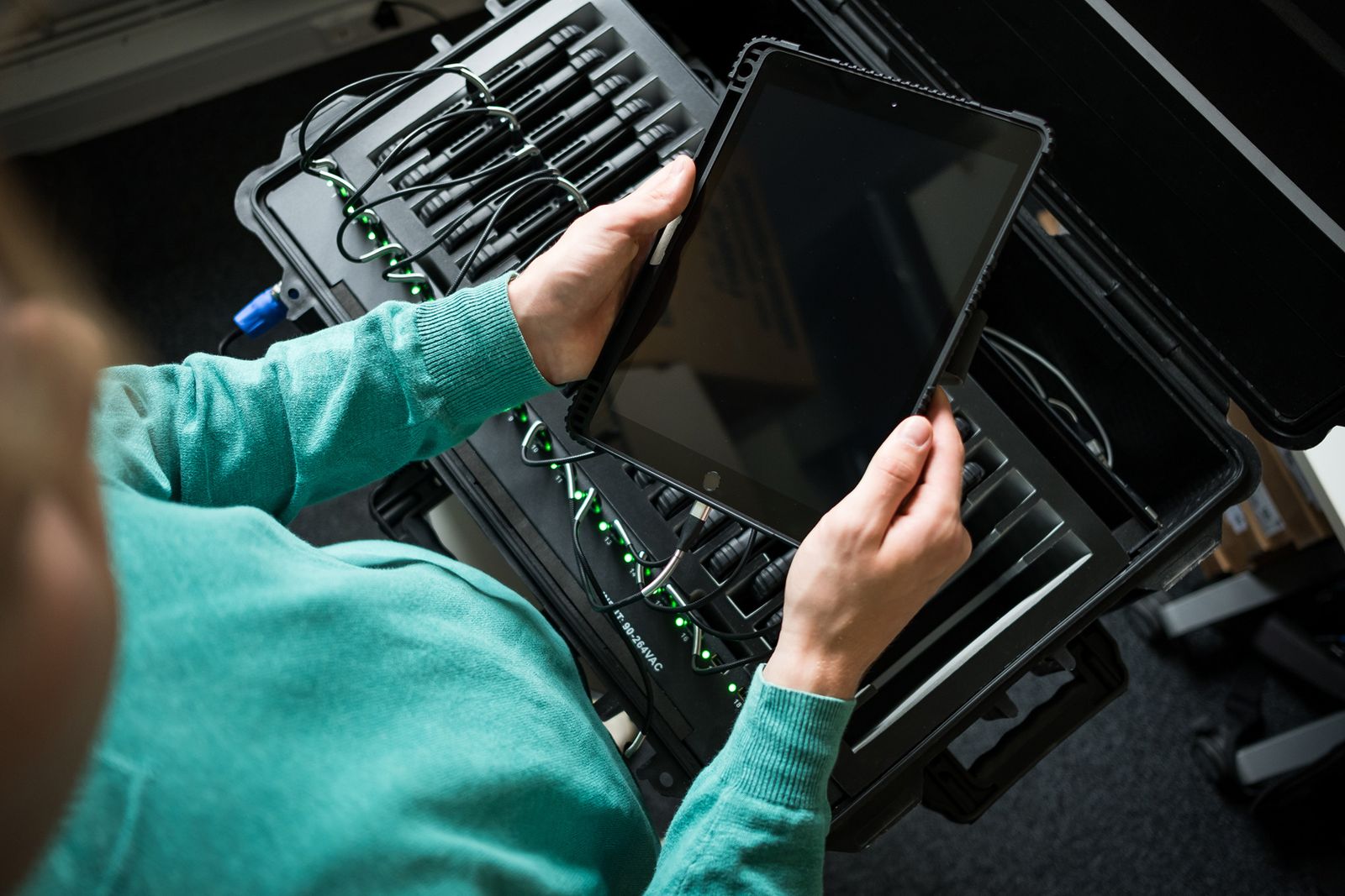 Ipads in Ladeschrank