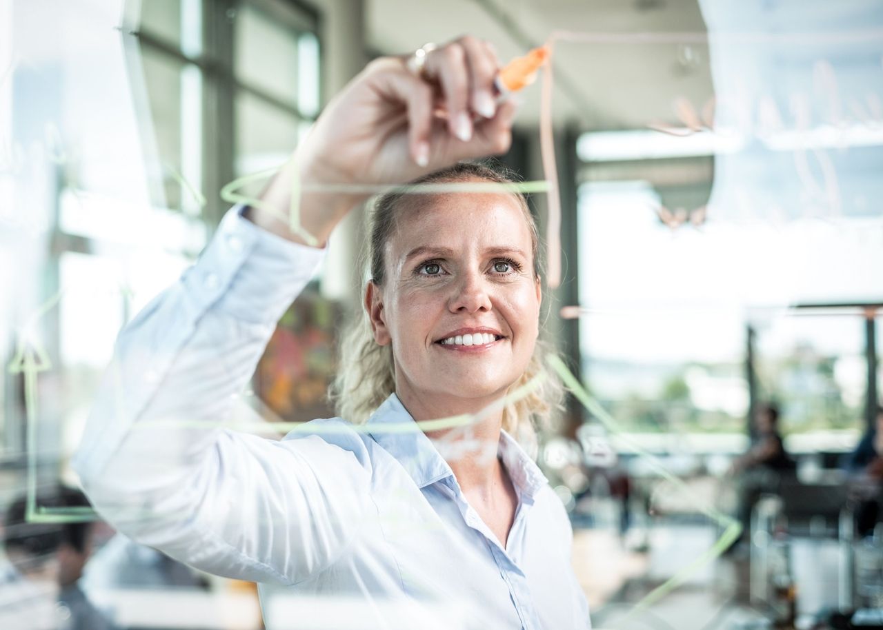 Planung an einem Board