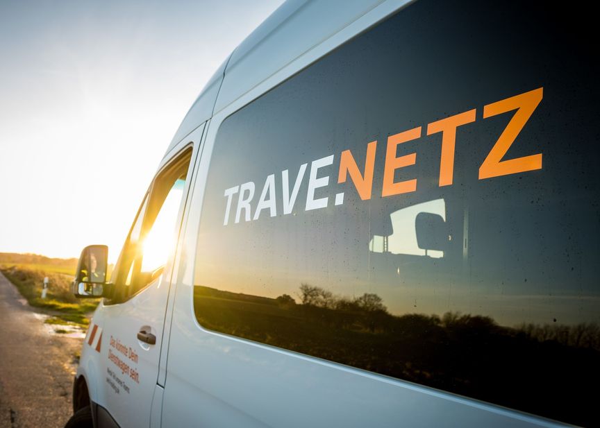 TraveNetz Auto im Versorgungsgebiet