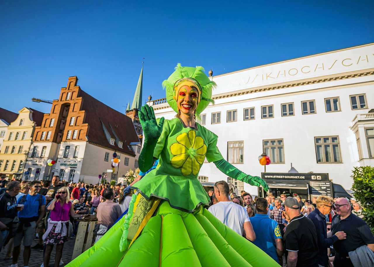 Straßenkunst beim HanseKultur Festival