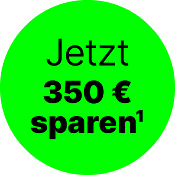Jetzt 350 € sparen Gas