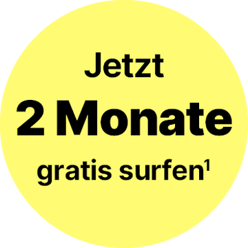 Jetzt 2 Monate gratis surfen