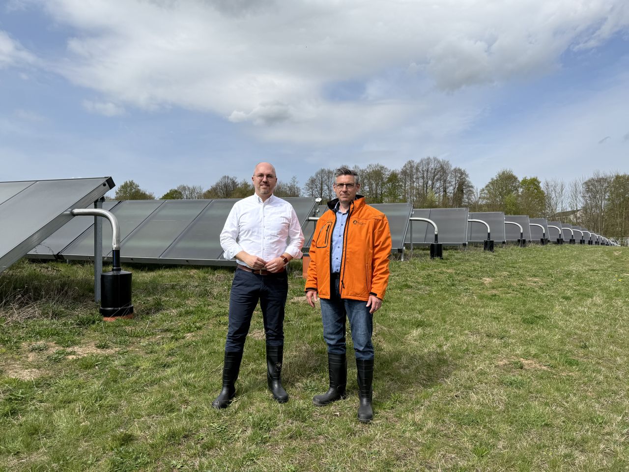 Pressetermin Solarthermiepark Moisling
