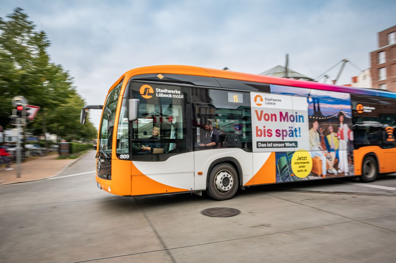 Bus der Stadwerke Lübeck Mobil
