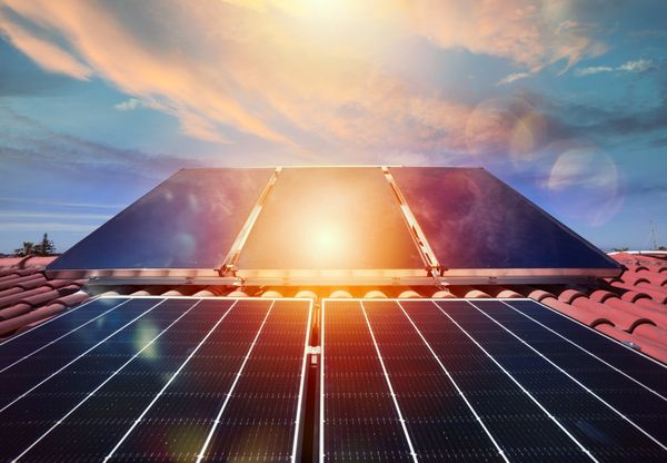 Solarpanele Satteldach