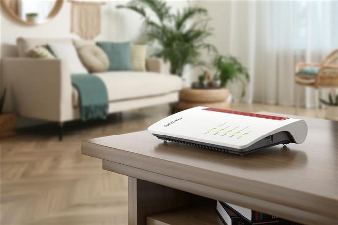 FRITZBox im Wohnzimmer