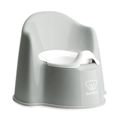 Pottychair in grey and white - BabyBjörn