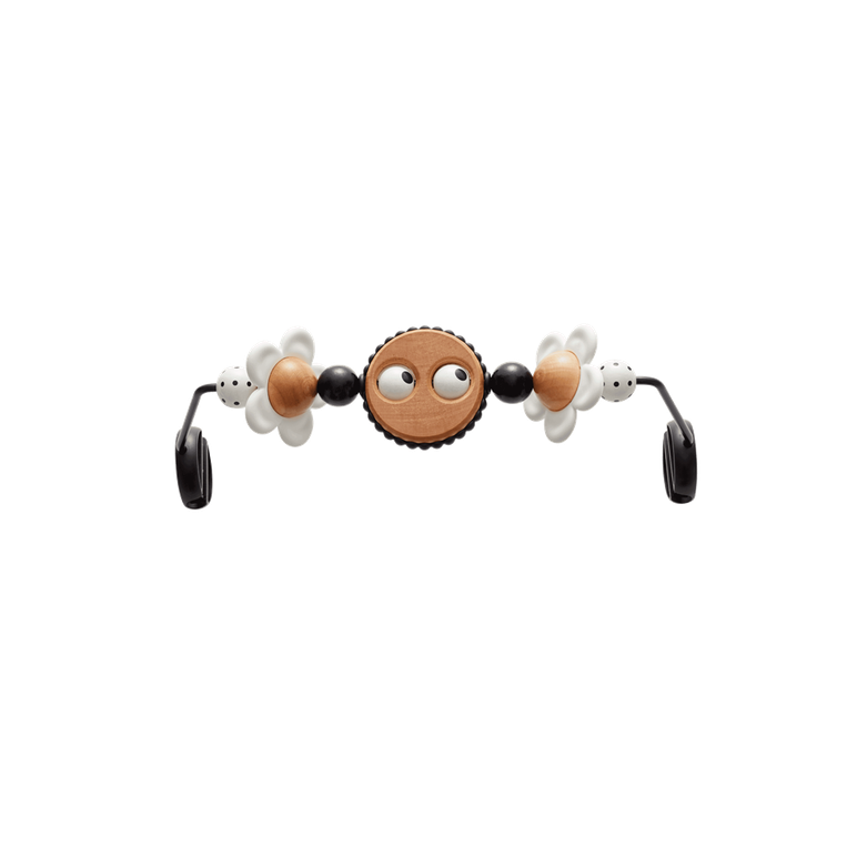 Toy for bouncer Googly eyes in black and white