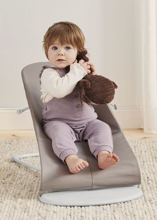 BabyBjörn Bouncer Bliss Sand Gray Woven Bouncer Guide