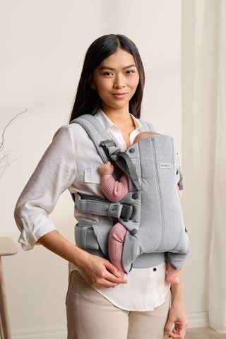 Baby Carrier Harmony in Light gray Woven Mélange - BabyBjörn