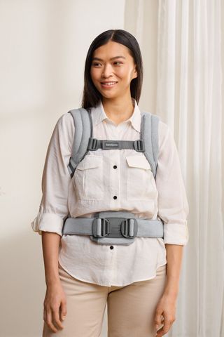 Baby Carrier Harmony in Light gray Woven Mélange - BabyBjörn