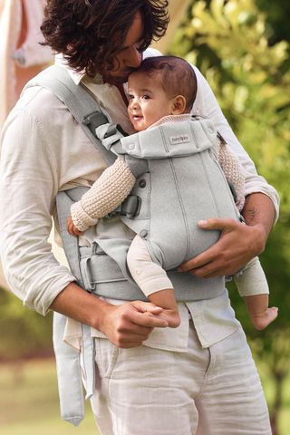 Baby Carrier Harmony in Light gray Woven Mélange - BabyBjörn