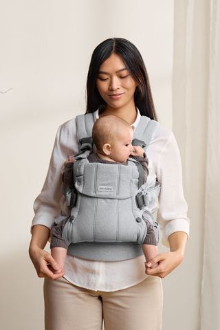 Baby Carrier Harmony in Light gray Woven Mélange - BabyBjörn