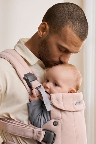 Baby Carrier Harmony in Light pink Woven Mélange - BabyBjörn