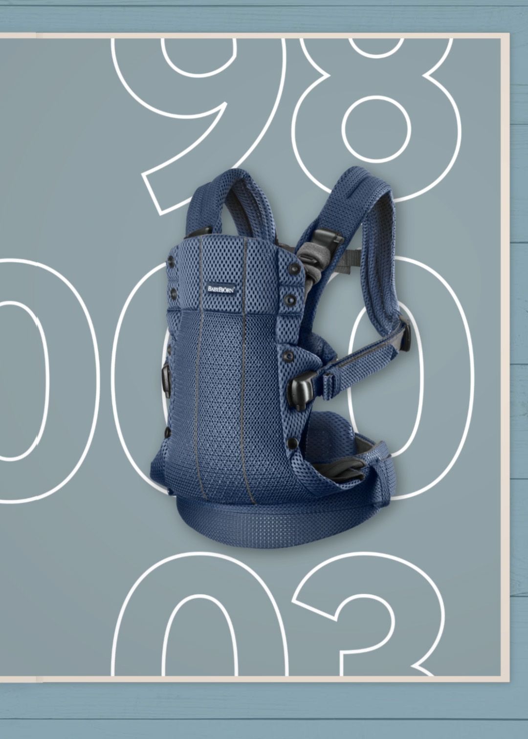 Baby Carrier Harmony in Navy blue 3D Mesh - BabyBjörn