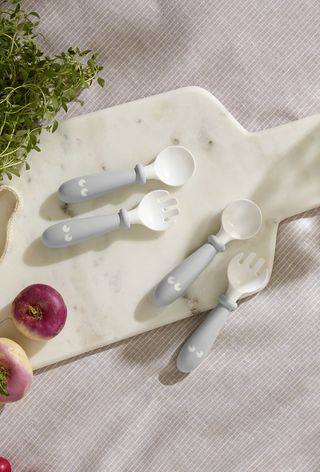 Home Eat Baby Spoon and Fork, 4 pcs