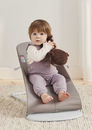 BabyBjörn Bouncer Bliss Sand Gray Woven Bouncer Guide