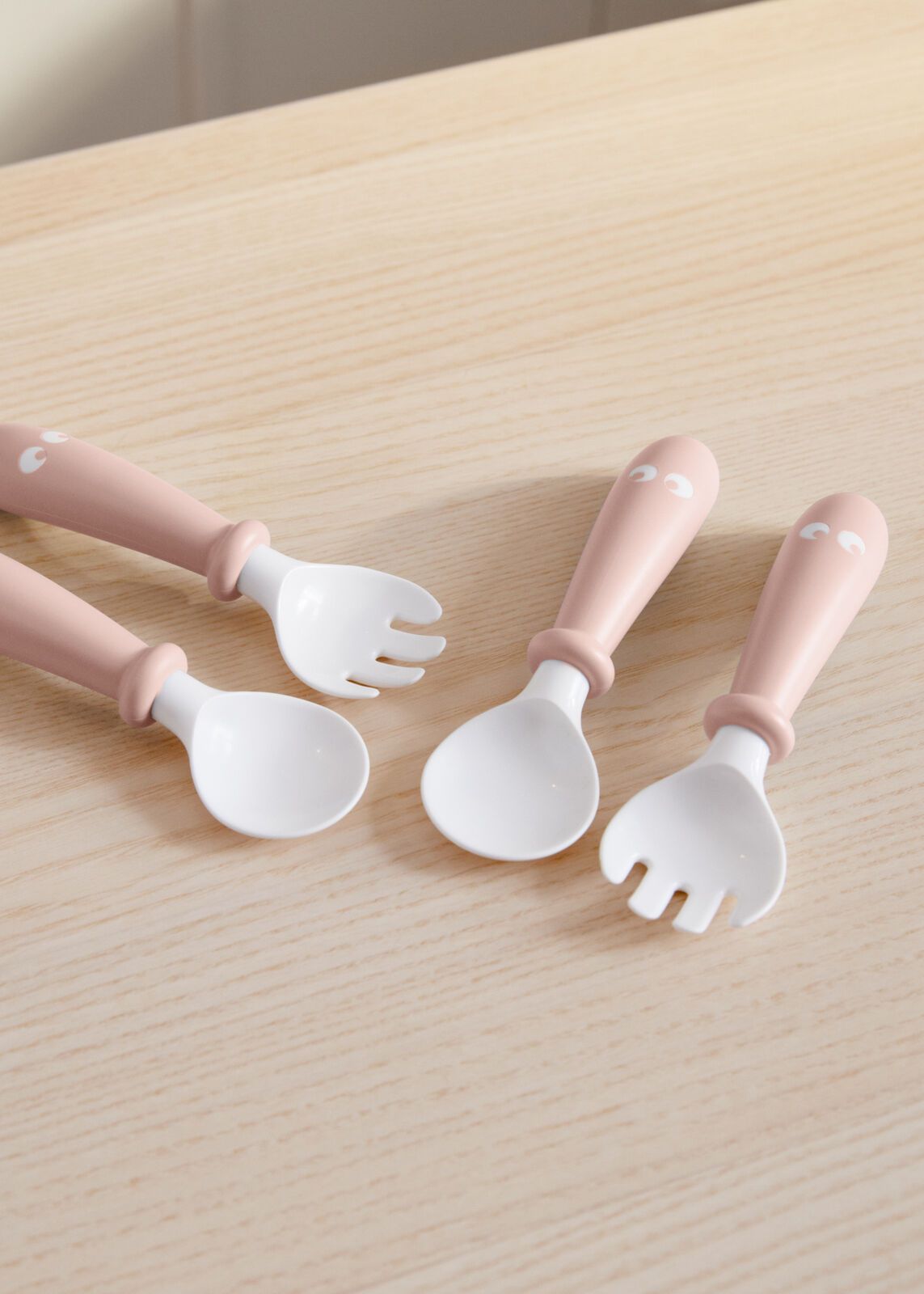Baby Spoon and Fork in Pastel Pink BabyBjörn