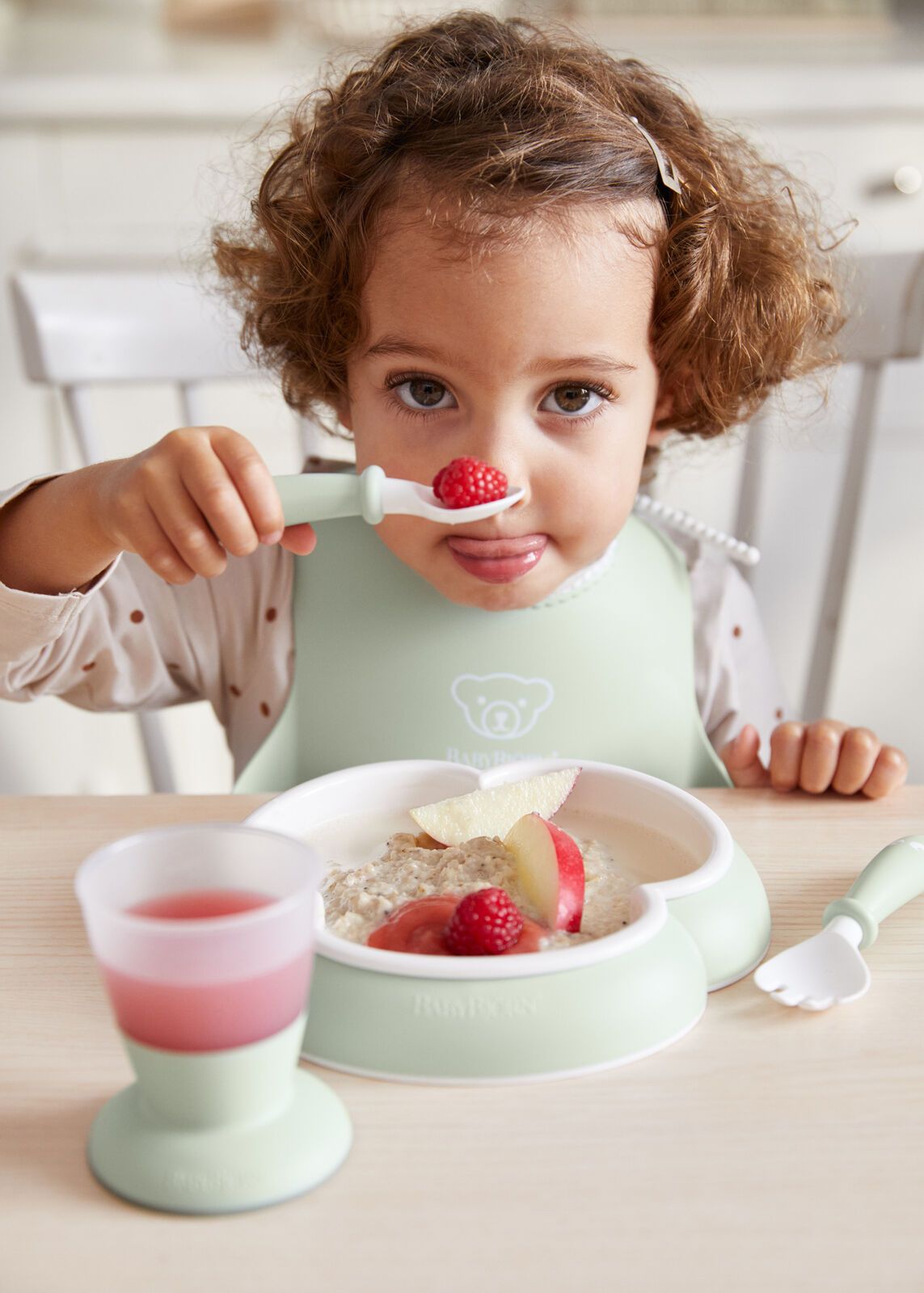 Baby Dinner set powder green - BabyBjörn