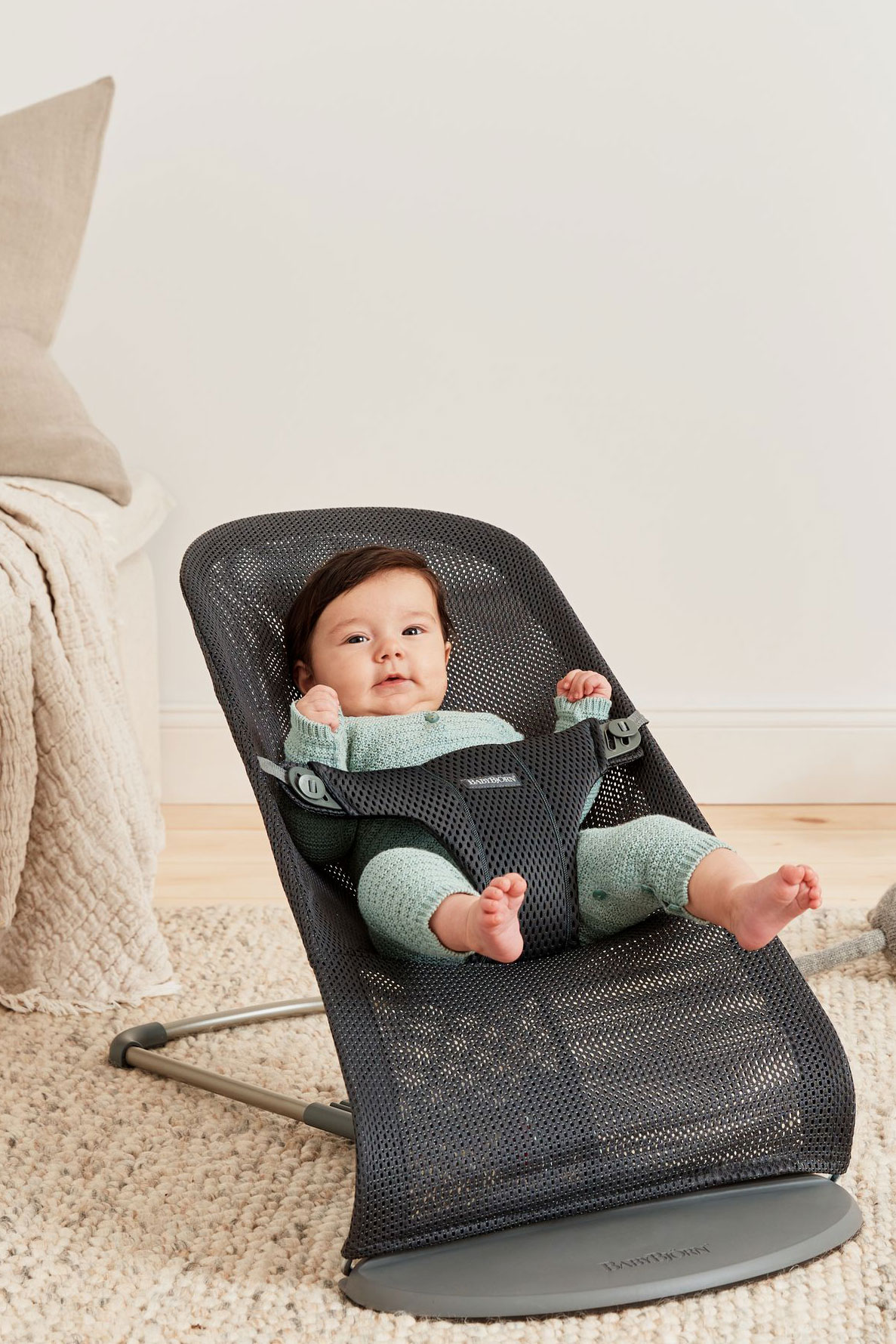 Alternativ bild 1 för BabyBjörn Balance Bliss mesh, antracitgrå, Antracitgrå