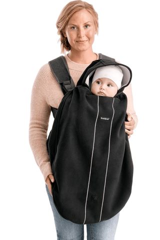 Windproof cover for baby carrier