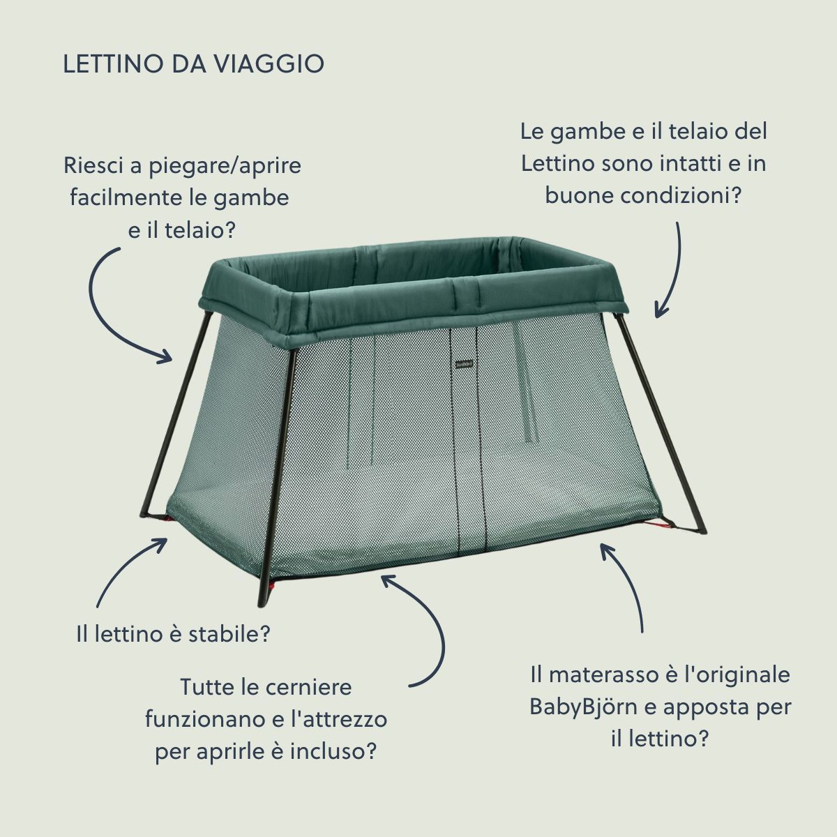Lettino da Viaggio - BabyBjörn