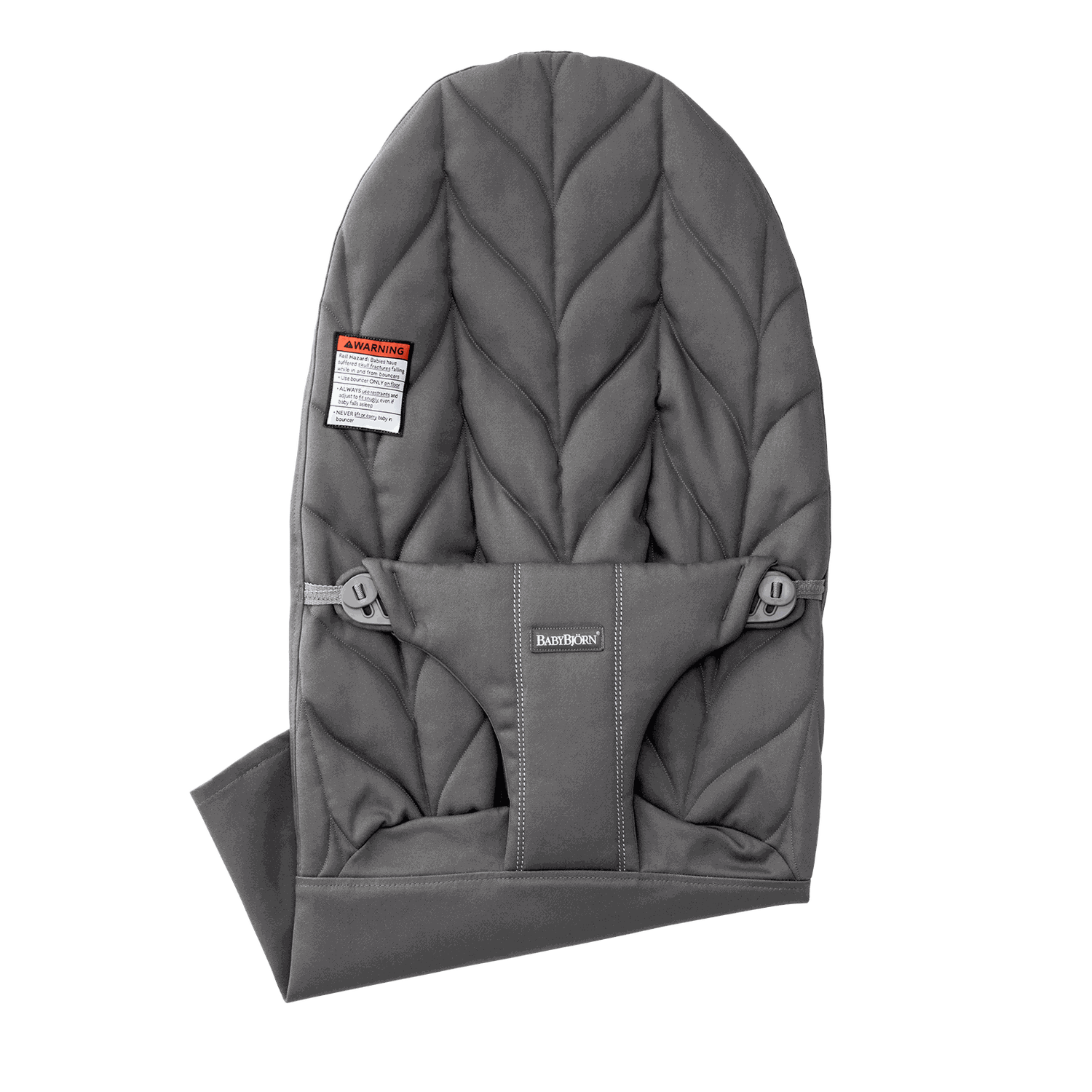 Extra Fabric Seat for Bouncer Bliss - Anthracite / Woven, Petal quilt