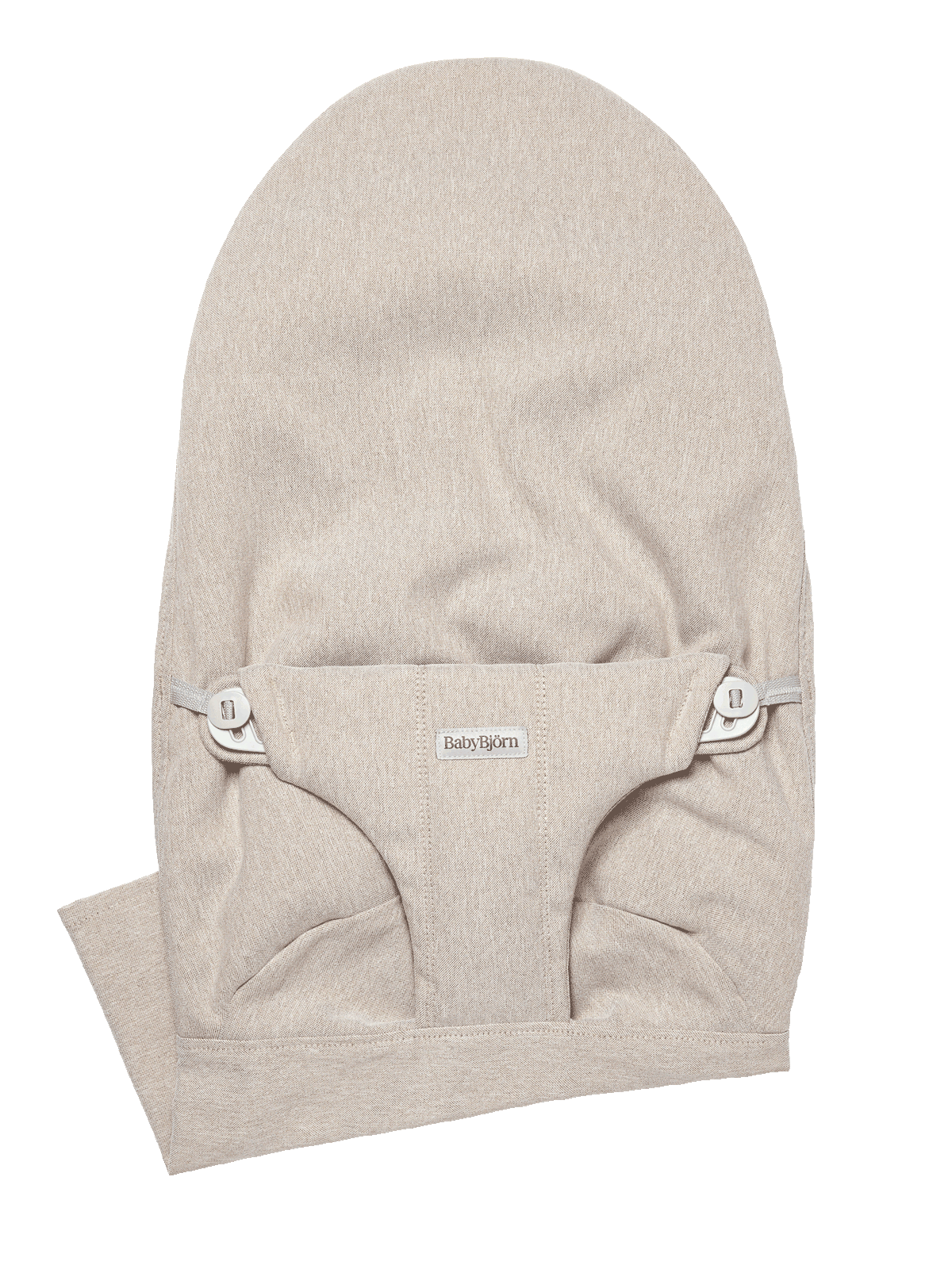 Babybjörn Unisex Infant Light Beige Extra Fabric Seat For Bouncer Bliss - / Woven Melange