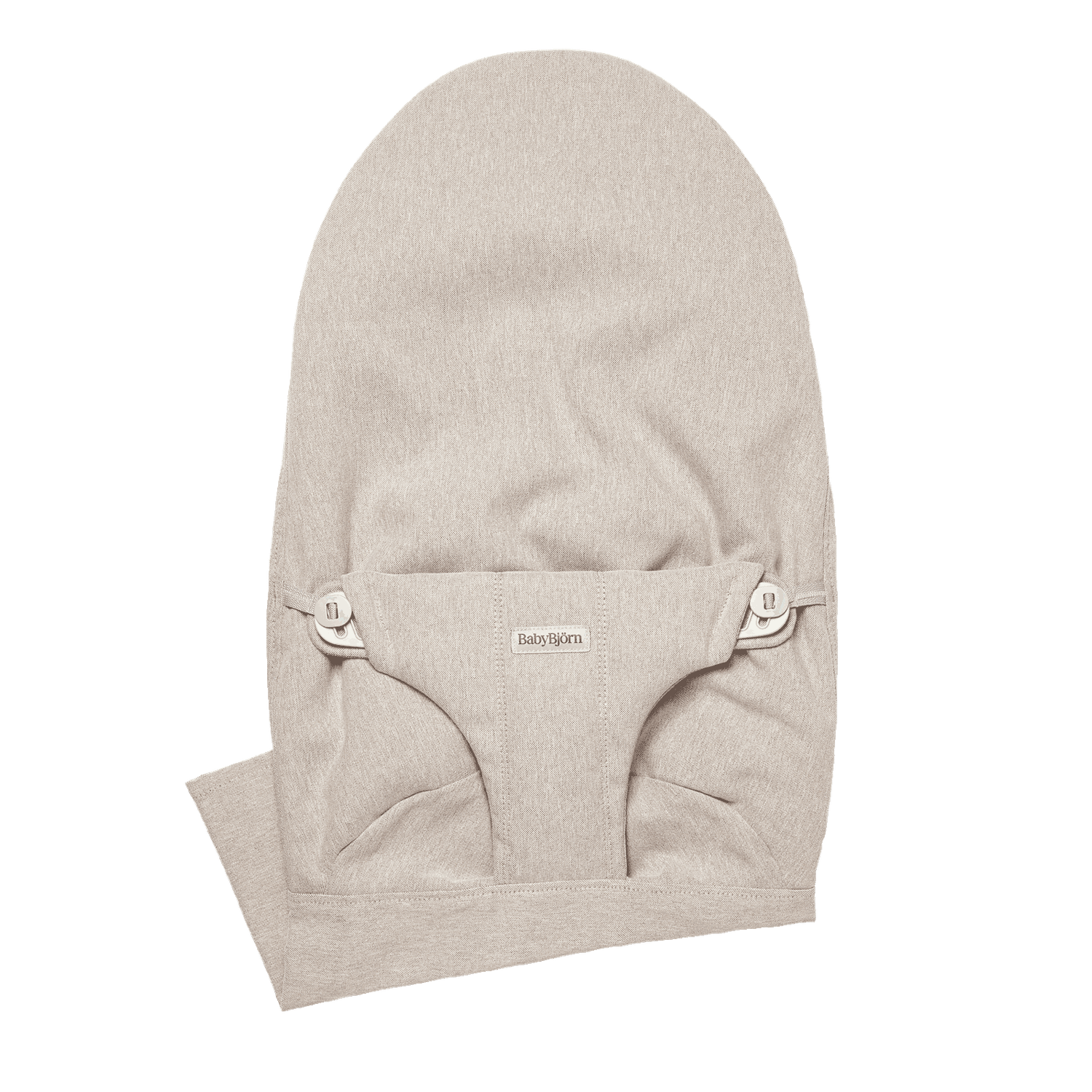 Babybjörn Unisex Infant Light Beige Extra Fabric Seat For Bouncer Bliss - / Woven Melange