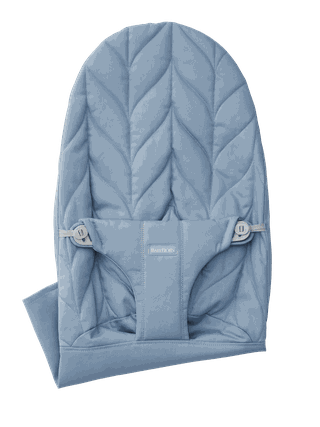 Fabric Seat for Bouncer Bliss in blue Petal quilted cotton