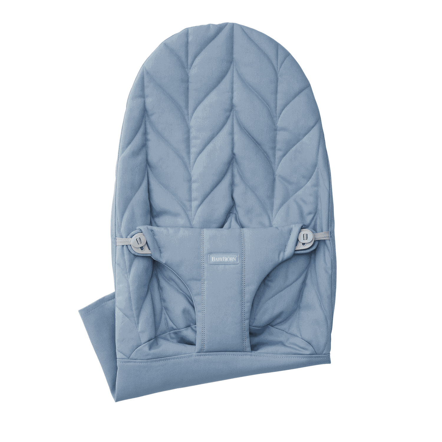 Babybjörn Unisex Infant Blue Extra Fabric Seat For Bouncer Bliss - / Woven, Petal Quilt